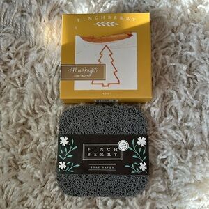 Finch Berry Soap All is Bright Cedar & Cardamon Soap & Soap Saver